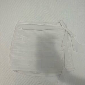 Abercrombie & Fitch White Mini Skirt